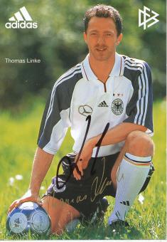 Thomas Linke  DFB  9/ 2000  Fußball  Autogrammkarte original signiert 