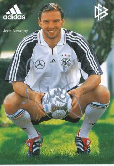 Jens Nowotny  DFB  9/ 2000  Fußball  Autogrammkarte original signiert 