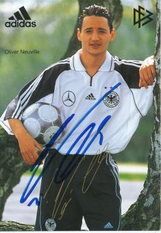 Oliver Neuville  DFB  9/ 2000  Fußball  Autogrammkarte original signiert 