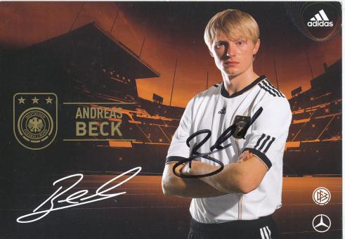Andreas Beck  DFB  WM 2010  Fußball  Autogrammkarte original signiert 
