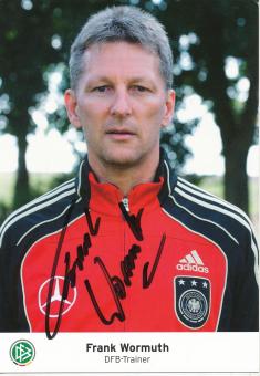 Frank Wormuth   DFB  Trainer  Fußball  Autogrammkarte original signiert 