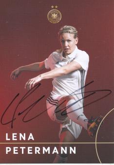 Lena Petermann  DFB Frauen EM  2017 Fußball  Autogrammkarte original signiert 