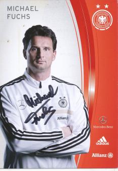 Michael Fuchs   DFB Frauen EM  2013  Fußball  Autogrammkarte original signiert 