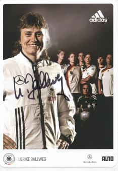 Ulrike Ballweg  DFB Frauen EM 2009  Fußball  Autogrammkarte original signiert 