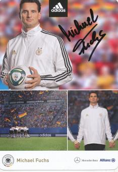 Michael Fuchs  DFB Frauen WM 2011  Fußball  Autogrammkarte original signiert 