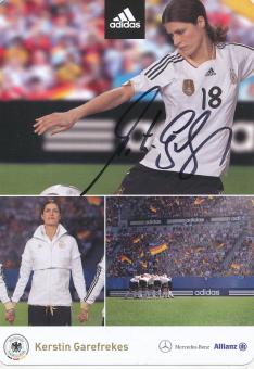 Kerstin Garefrekes   DFB Frauen WM 2011  Fußball  Autogrammkarte original signiert 
