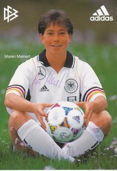 Maren Meinert  DFB Frauen 6 /99  Fußball  Autogrammkarte original signiert 