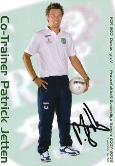 Patrick Jetten  FCR 2001 Duisburg  2007/08  Frauen Fußball  Autogrammkarte original signiert 