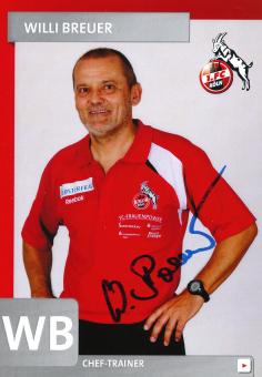 Willi Breuer  FC Köln  Frauen Fußball  Autogrammkarte original signiert 