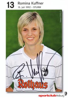 Romina Kuffner  SC Freiburg  2010/11  Frauen Fußball  Autogrammkarte original signiert 