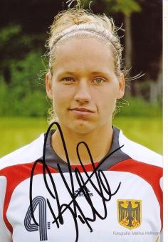 Babett Peter  DFB  Frauen Fußball  Autogramm Foto original signiert 