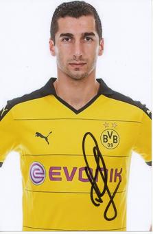 Henrikh Mkhitaryan  Borussia Dortmund  Fußball Foto original signiert  337185 