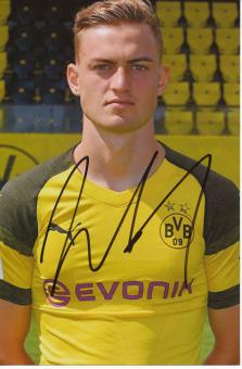Jacob Bruun Larsen  Borussia Dortmund  Fußball Foto original signiert  337185 