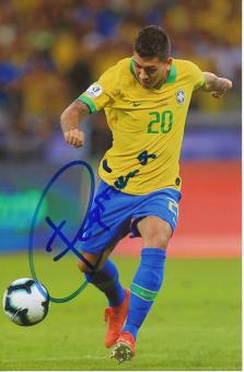Roberto Firmino  Brasilien  Fußball Foto original signiert  337185 