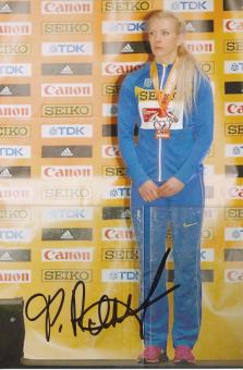 Alina Fyodorova  Ukraine  Leichtathletik Autogramm Foto original signiert 