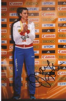 Ivana Spanovic  Serbien  Leichtathletik Autogramm Foto original signiert 