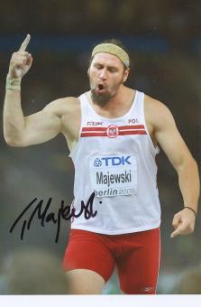 Tomasz Majewski  Polen  Leichtathletik Autogramm Foto original signiert 