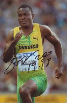 Steve Mullings  Jamaika   Leichtathletik Autogramm Foto original signiert 