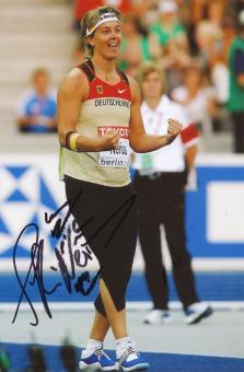 Steffi Nerius  Leichtathletik Autogramm Foto original signiert 