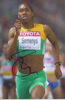 Caster Semenya  Südafrika  Leichtathletik Autogramm Foto original signiert 