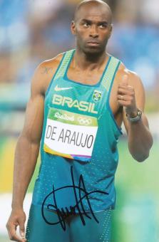 Luiz de Araujo  Brasilien  Leichtathletik Autogramm Foto original signiert 
