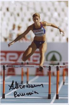 Angela Morosanu  Rumänien  Leichtathletik Autogramm Foto original signiert 