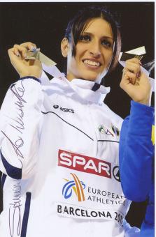 Simona La Mantia  Italien  Leichtathletik Autogramm Foto original signiert 