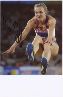 Lyudmila Kolchanova  Rußland  Leichtathletik Autogramm Foto original signiert 