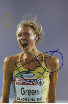 Emma Green  Schweden  Leichtathletik Autogramm Foto original signiert 