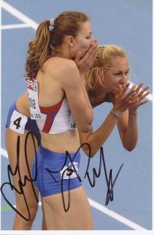 Tatyana Firova  Rußland  Leichtathletik Autogramm Foto original signiert 