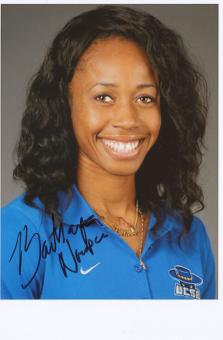 Barbara Nwaba  USA  Leichtathletik Autogramm Foto original signiert 