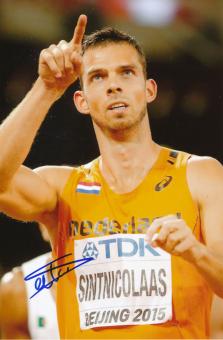 Eelco Sintnicolaas  Holland  Leichtathletik Autogramm Foto original signiert 
