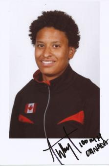 Angela Whyte  Kanada  Leichtathletik Autogramm Foto original signiert 