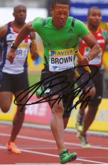 Joel Brown  USA  Leichtathletik Autogramm Foto original signiert 