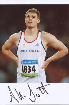Allan Scott  Großbritanien  Leichtathletik Autogramm Foto original signiert 