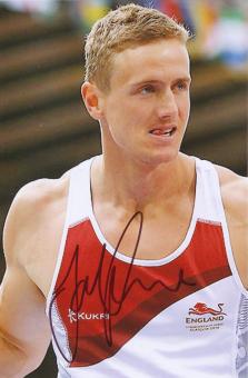 John Lane  Großbritanien  Leichtathletik Autogramm Foto original signiert 