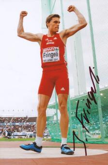 Jonas Fringeli  Schweiz  Leichtathletik Autogramm Foto original signiert 