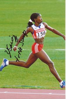 Yargelis Savigne  Kuba  Leichtathletik Autogramm Foto original signiert 