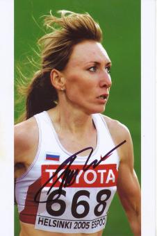Tatyana Tomashova  Rußland  Leichtathletik Autogramm Foto original signiert 
