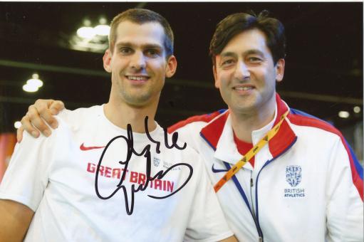 Robert Grabarz  Großbritanien  Leichtathletik Autogramm Foto original signiert 