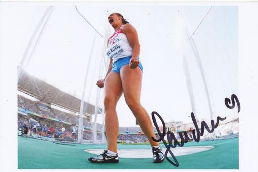 Sandra Perkovic  Kroatien  Leichtathletik Autogramm Foto original signiert 