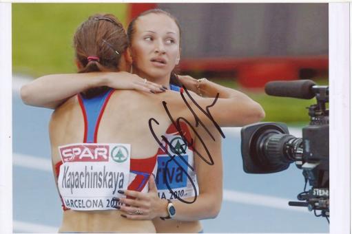 Aleksandra Fedoriva  Rußland  Leichtathletik Autogramm Foto original signiert 