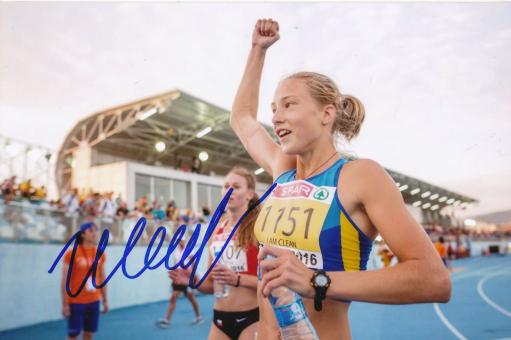 Alina Shukh  Ukraine  Leichtathletik Autogramm Foto original signiert 