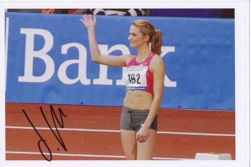 Lisa Urech  Schweiz  Leichtathletik Autogramm Foto original signiert 
