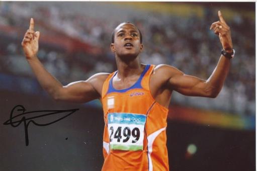 Gregory Sedoc  Holland  Leichtathletik Autogramm Foto original signiert 