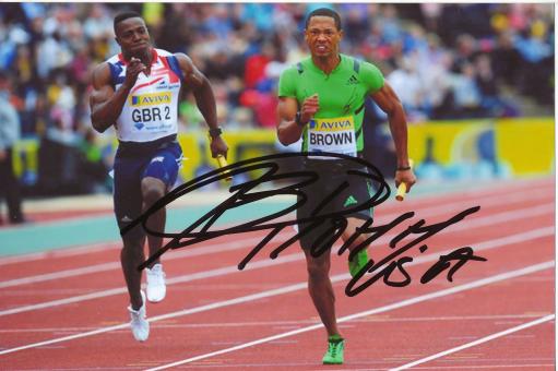 Joel Brown  USA  Leichtathletik Autogramm Foto original signiert 