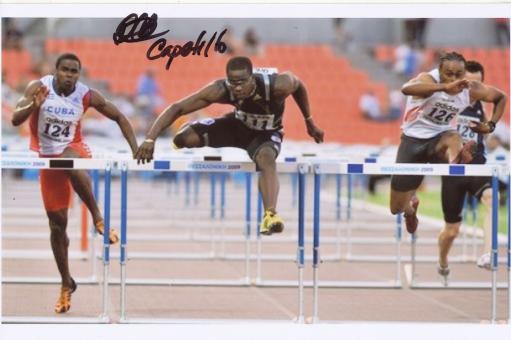Dayron Capetillo  Kuba  Leichtathletik Autogramm Foto original signiert 