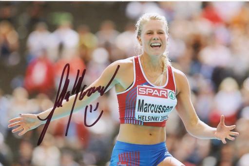 Ida Marcussen  Norwegen  Leichtathletik Autogramm Foto original signiert 