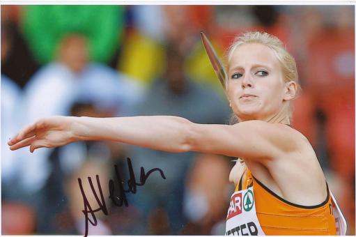 Anouk Vetter  Holland  Leichtathletik Autogramm Foto original signiert 
