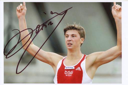 Dominik Siedlaczek  Österreich  Leichtathletik Autogramm Foto original signiert 